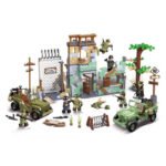 WW2 US Army Urban Assault Building Blocks Toy Set