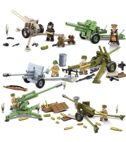 Artillery building block set QUANGUAN 100078 Heroes and Generals: Soviet Artillery 6