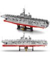 Sembo 202002 PLA. Navy Type 75 Landing Helicopter Dock 075 amphibious landing ship bricks model