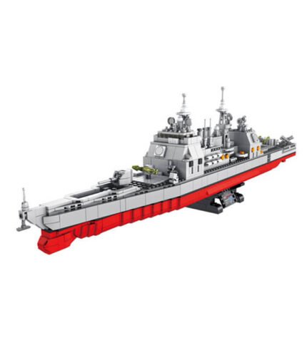 Ticonderoga Class Cruiser Building Block Model | ToyArk PANLOS 637007