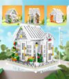 stem city street building blocks,Sunshine Flower Store LED Bricks Toy , 1593pcs,STEM City Street Puzzle Toys