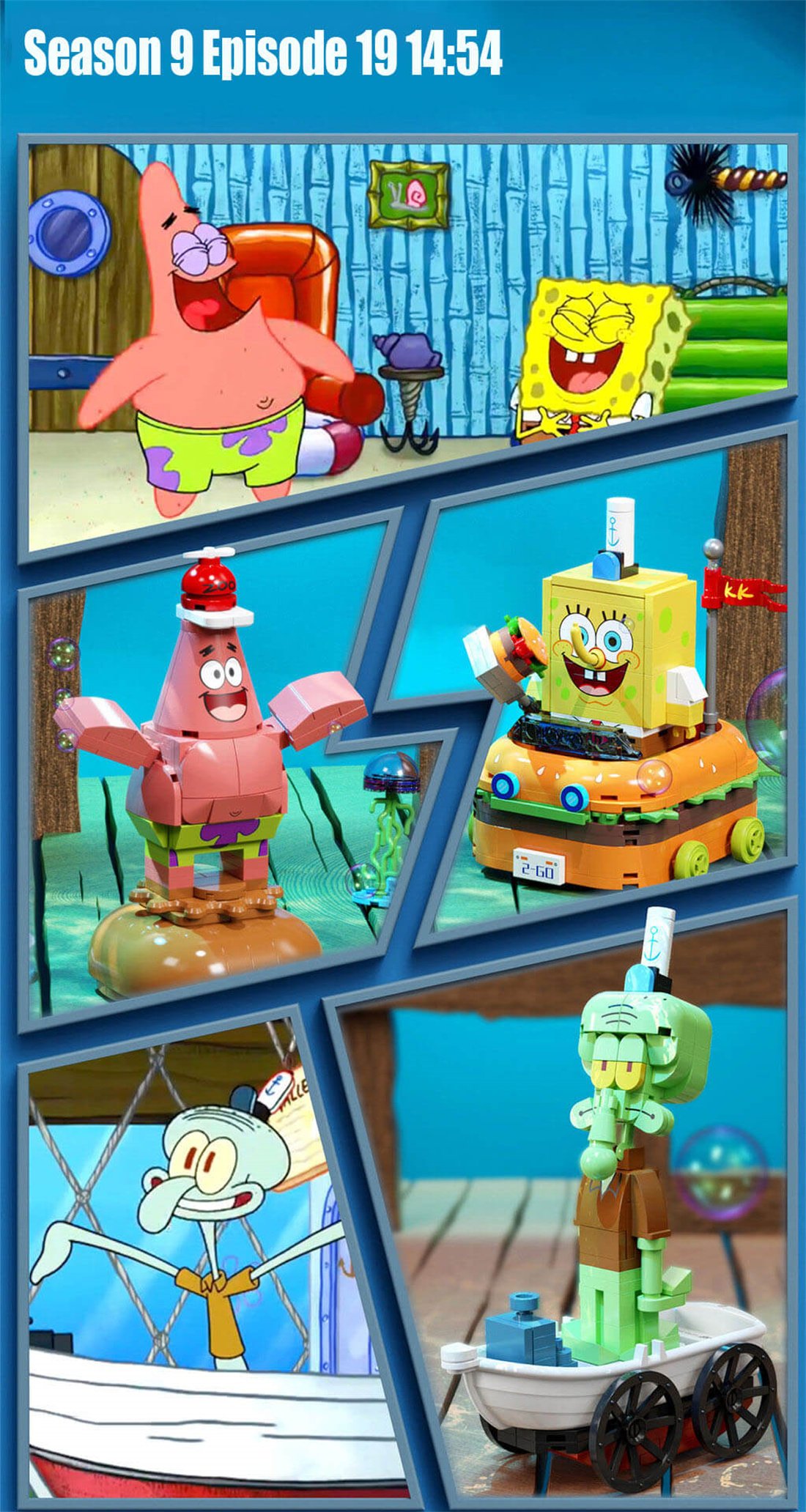 SEMBO 612211 SpongeBob Family