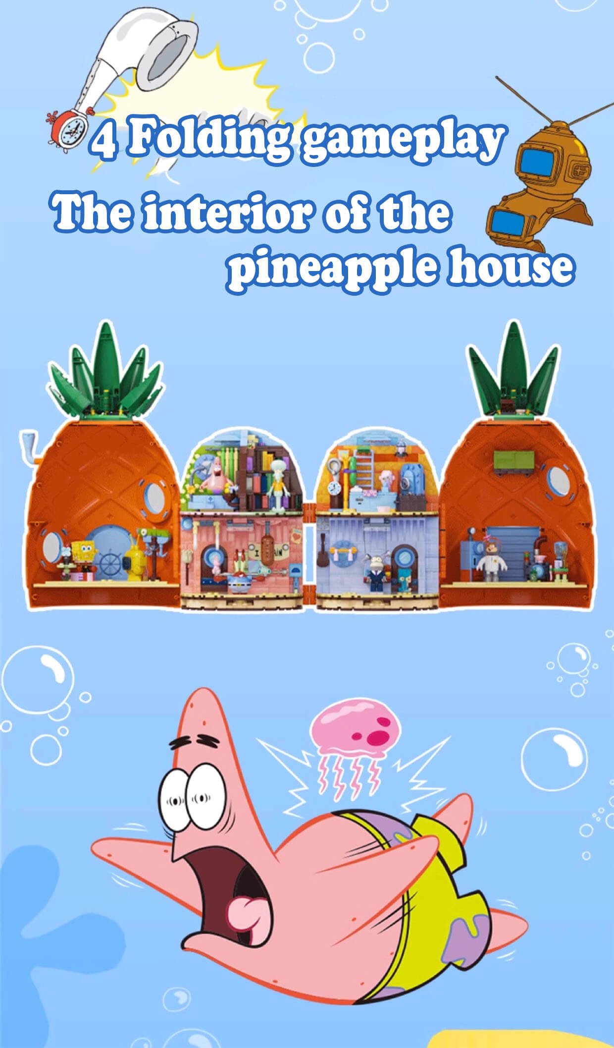 Area x spongebob pineapple House Flagship Edition w/ Lights