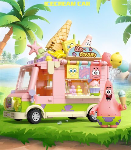 Sembo SpongeBob bricks SpongeBob Ice Cream Truck