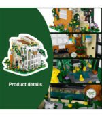 Eco House Building Kit with LED Lights, 1506 PCS