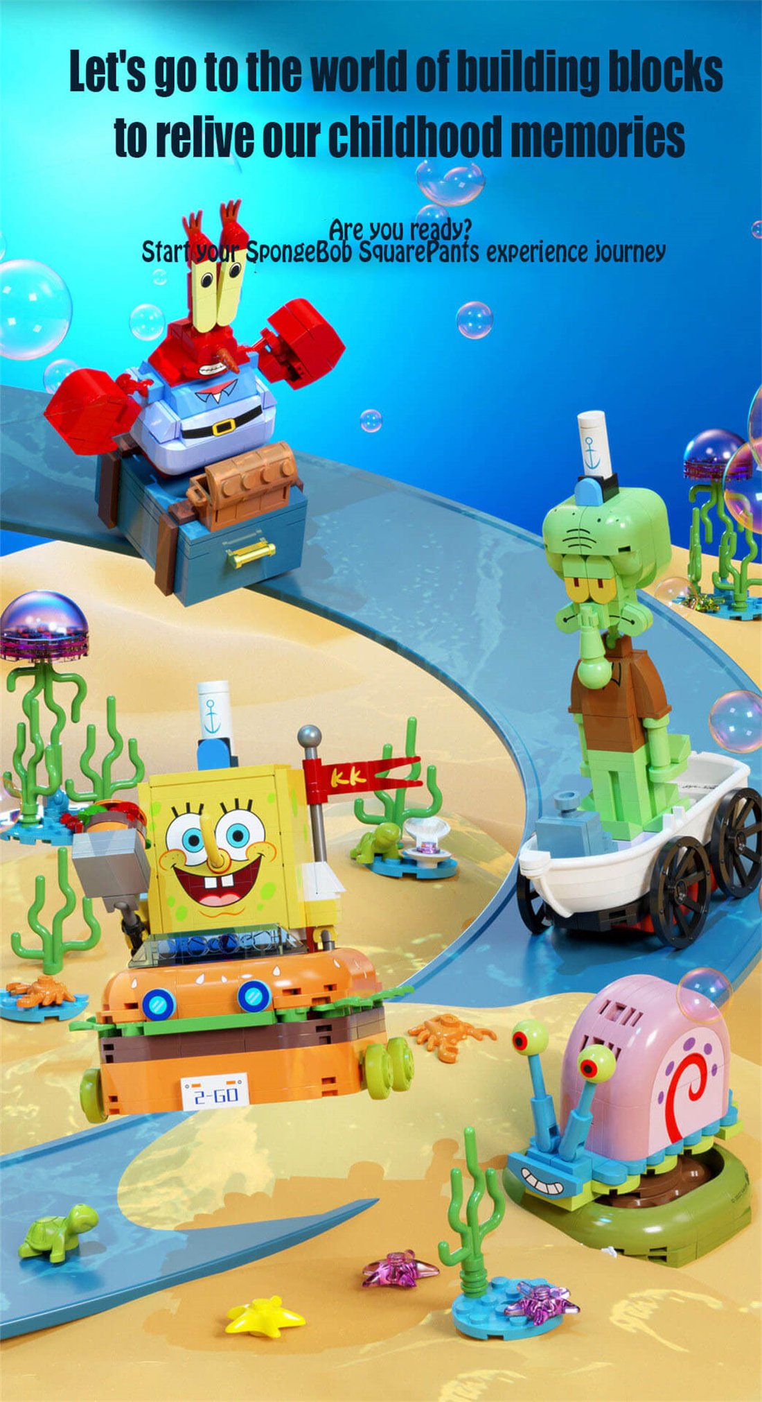 SEMBO 612211 SpongeBob Family