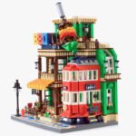 BBQ Restaurant City Building Blocks Toys, Modular City Building Blocks Set | Toysark