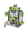 Panda Cafe Building Blocks Set with LED Lights