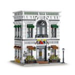 Seafood Restaurant Building Blocks Set with LED Lights, 3846 Pieces MOC Modular House Model Building Kit