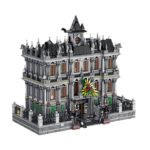 Batman Arkham Lunatic Hospital building block toy set with lights