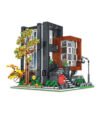 Xmork 10205 Modern villa building block model toy with lights