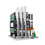 Office building building block model, city street scene modular building building blocks