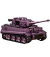 12GO 97009 German WWII Tiger Heavy Tank Building Block Set (Purple Version)