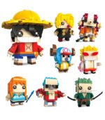 One Piece mini building block dolls