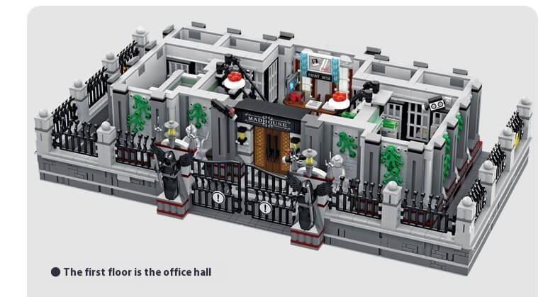 building block toy set with lights