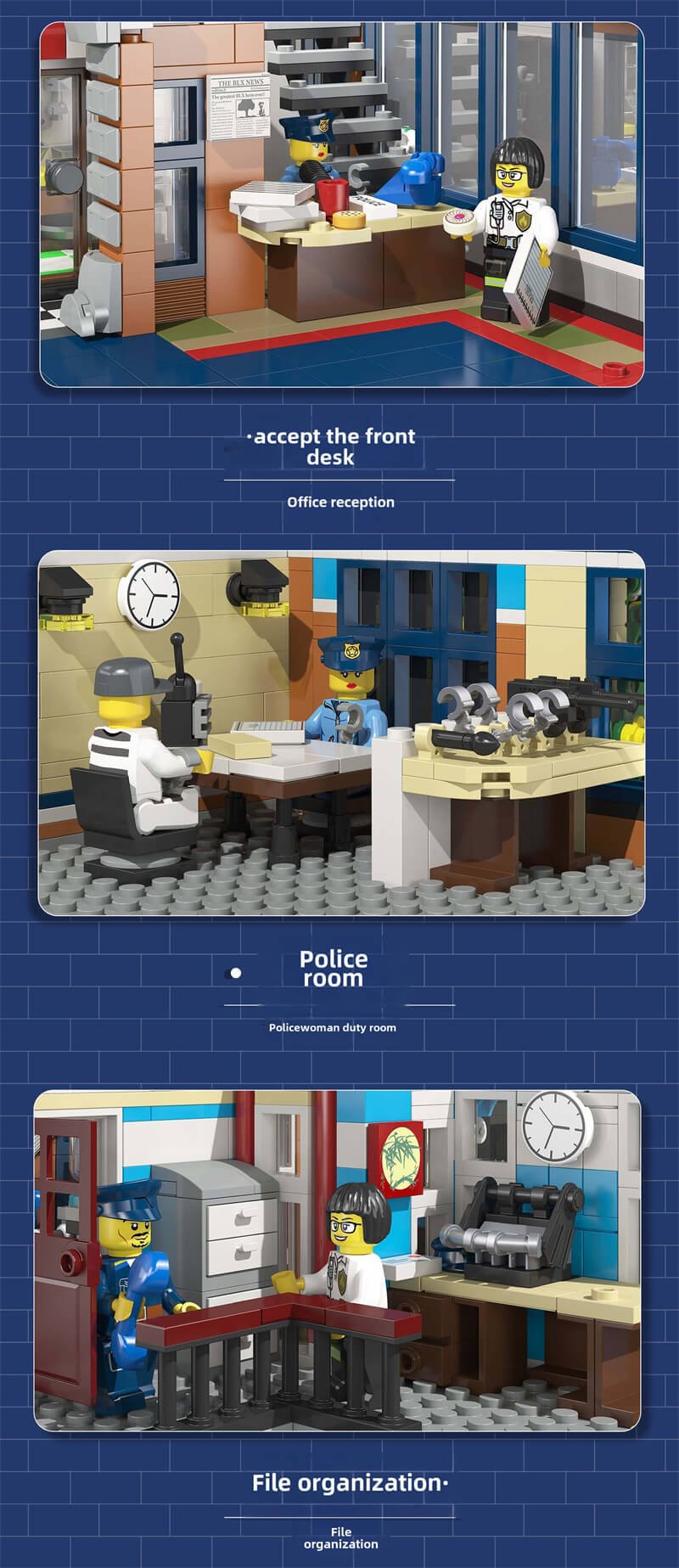 Street Scene Modular Building Block Set