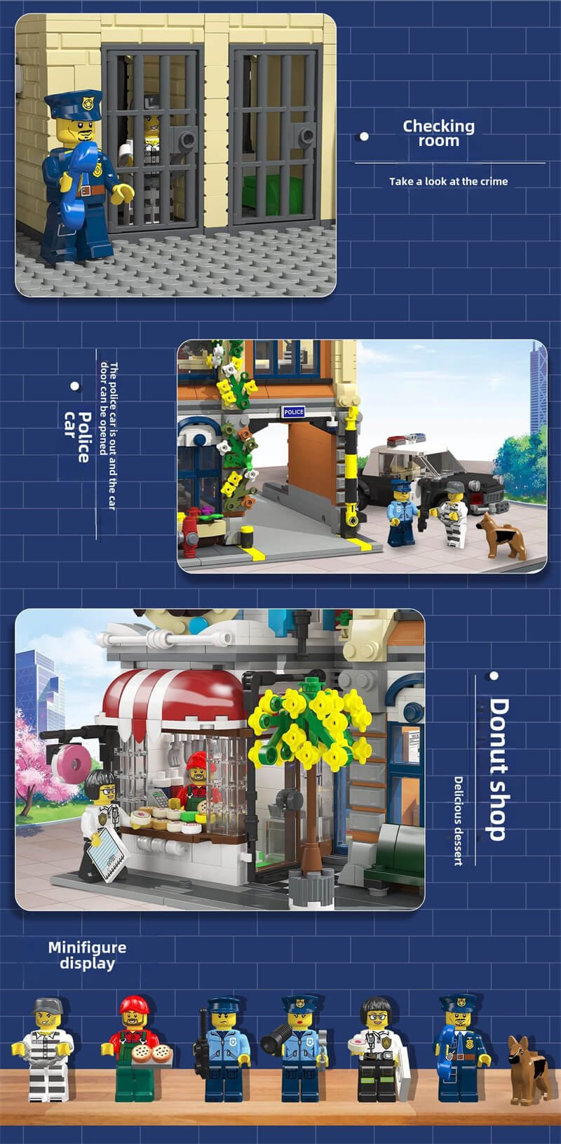 Street Scene Modular Building Block Set