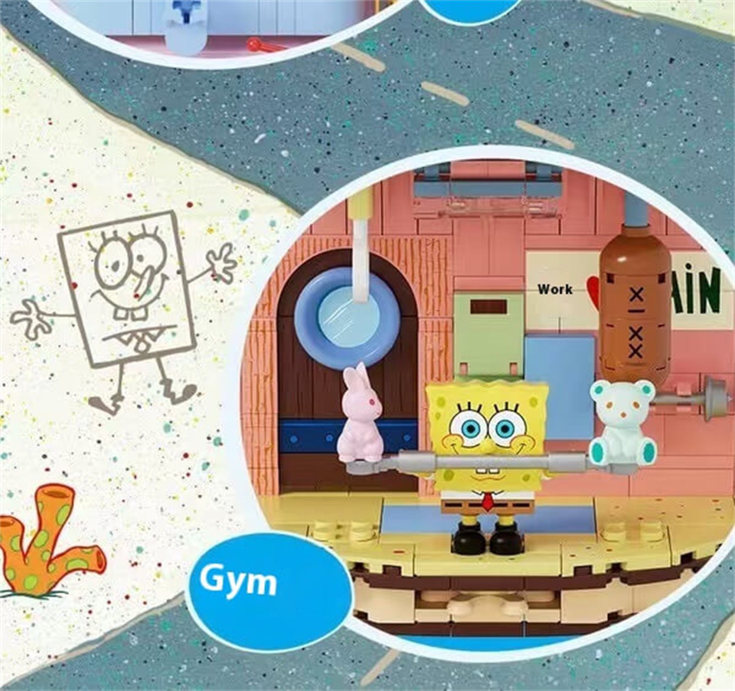 spongebob pineapple toy house