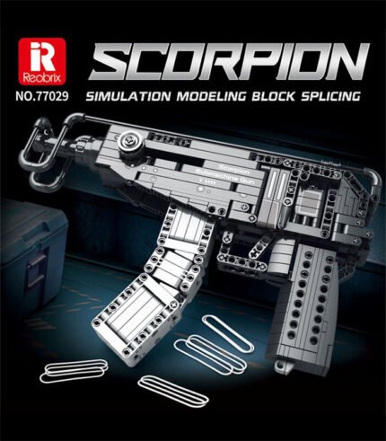 Scorpion Pistol Model, military shooting toy