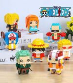 One Piece mini building block dolls