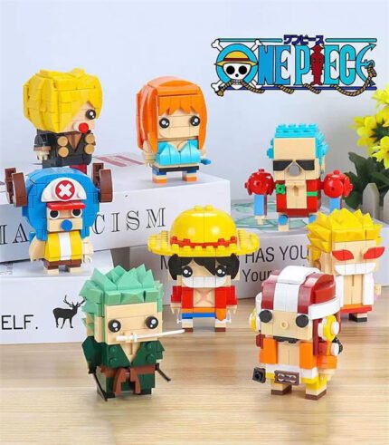 One Piece mini building block dolls