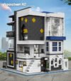 Art Gallery Modular Building Blocks Set Brick Model Set