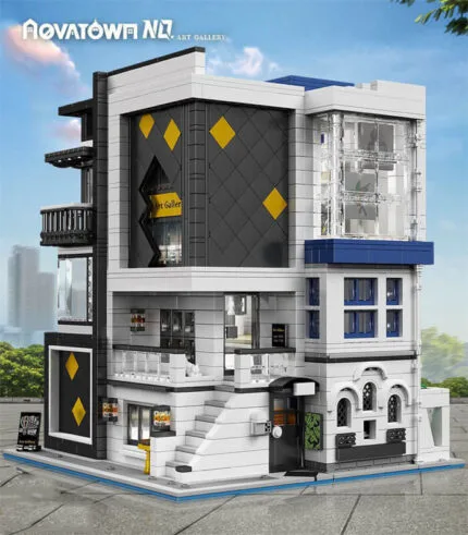 Art Gallery Modular Building Blocks Set Brick Model Set