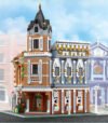 Afternoon tea leisure restaurant building block toys