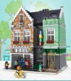Bike Shop City Street Modular Building Block Set