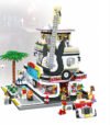 MOC Creator Expert Music Car Wash Shop Building Blocks set