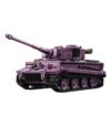 12GO 97009 German WWII Tiger Heavy Tank Building Block Set (Purple Version)