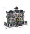 Batman Arkham Lunatic Hospital building block toy set with lights