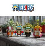 One Piece mini building block dolls