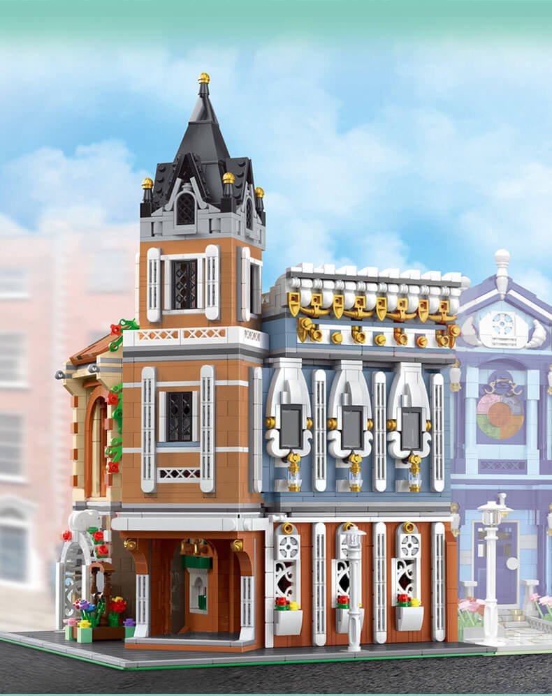 Afternoon tea leisure restaurant building block toys