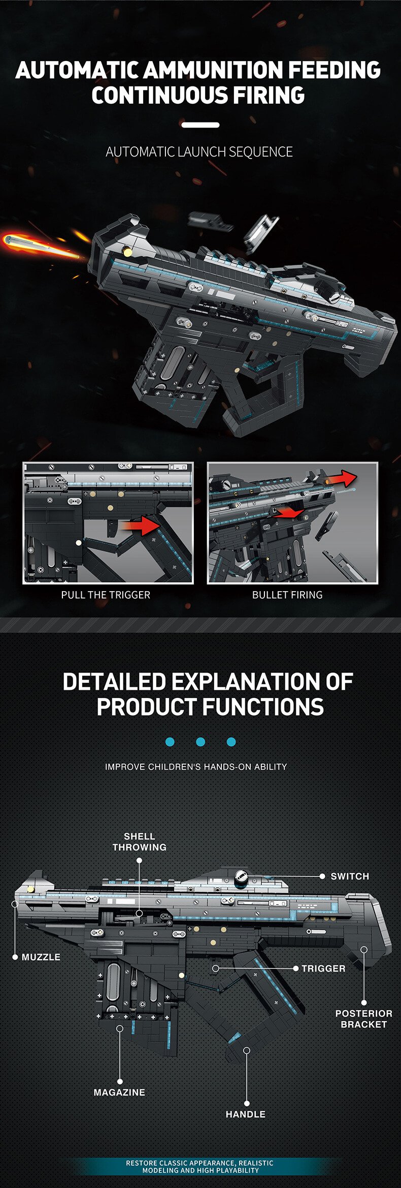 Reobrix 77007 Ejection Burst Gun