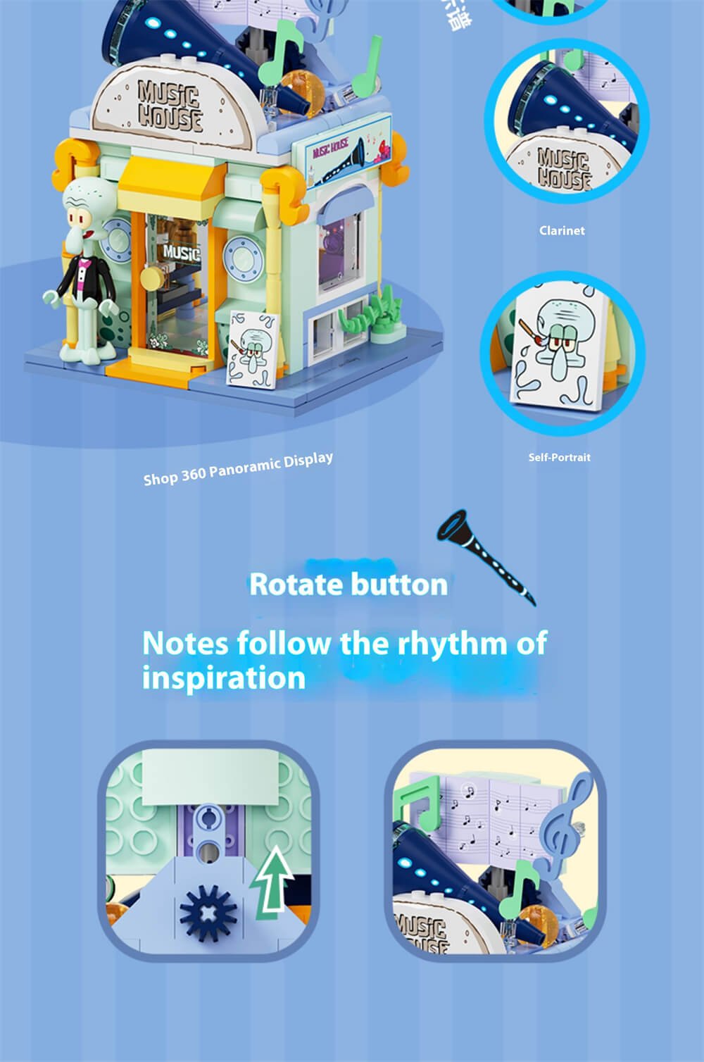 AREA-X SpongeBob SquarePants funny shop AB0056 AB0057 AB0058 AB0059