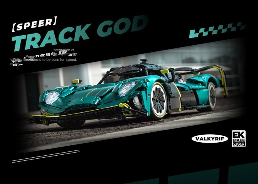 EIKEE Y18006 Aston Martin Valkyrif AMR Pro -3868 pcs building block set