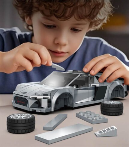 CADA C55027 Audi R8 Coupe 2019 Sports Car Building Blocks Toy Sports Car
