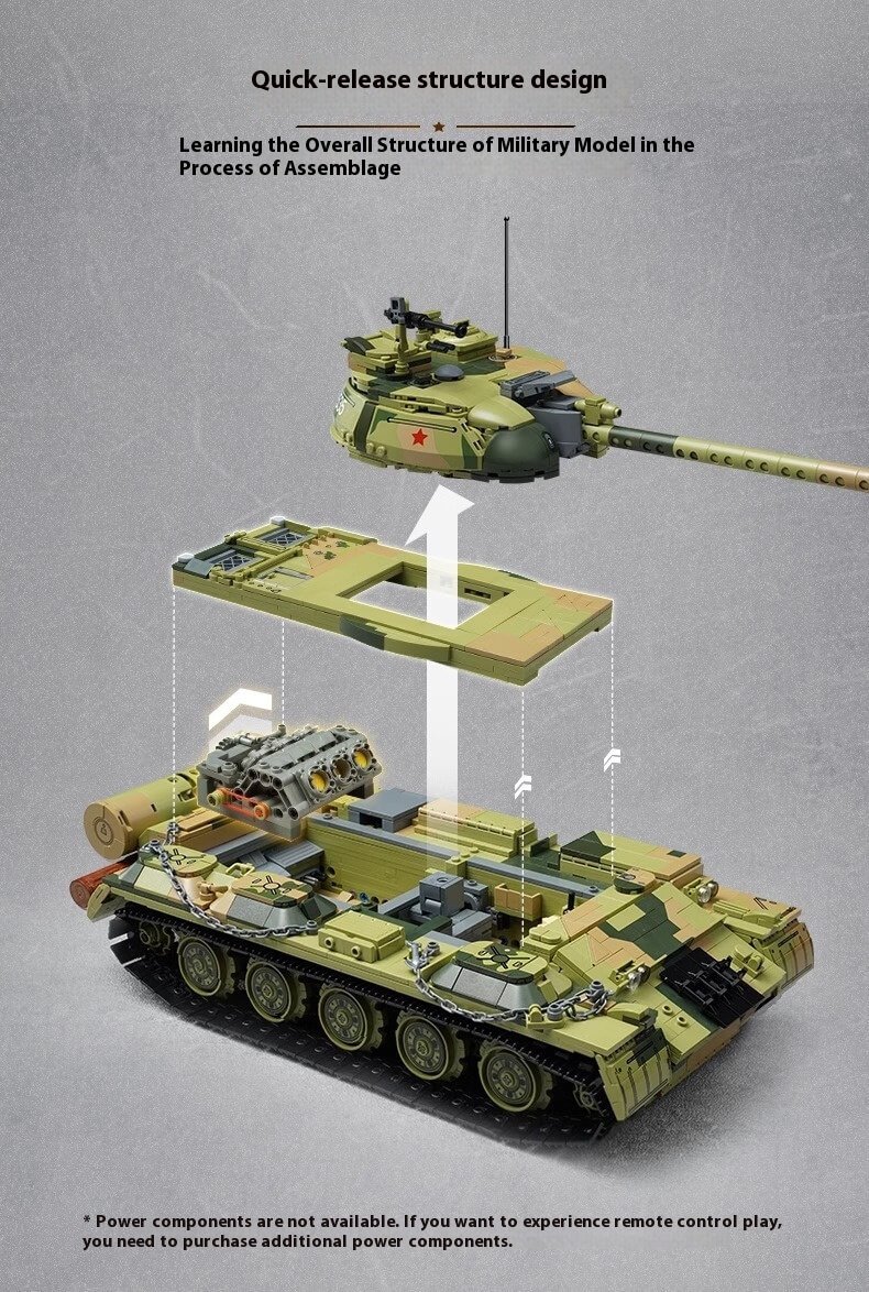 Keeppley 23023 Type 59 tank building block model