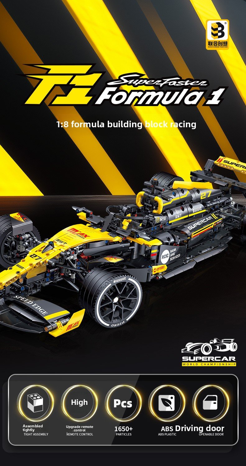 LHCX JKC7205 Renault F1 remote control building block racing car