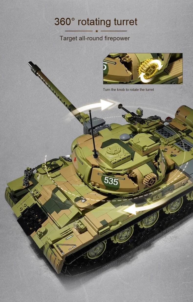 Keeppley 23023 Type 59 tank building block model
