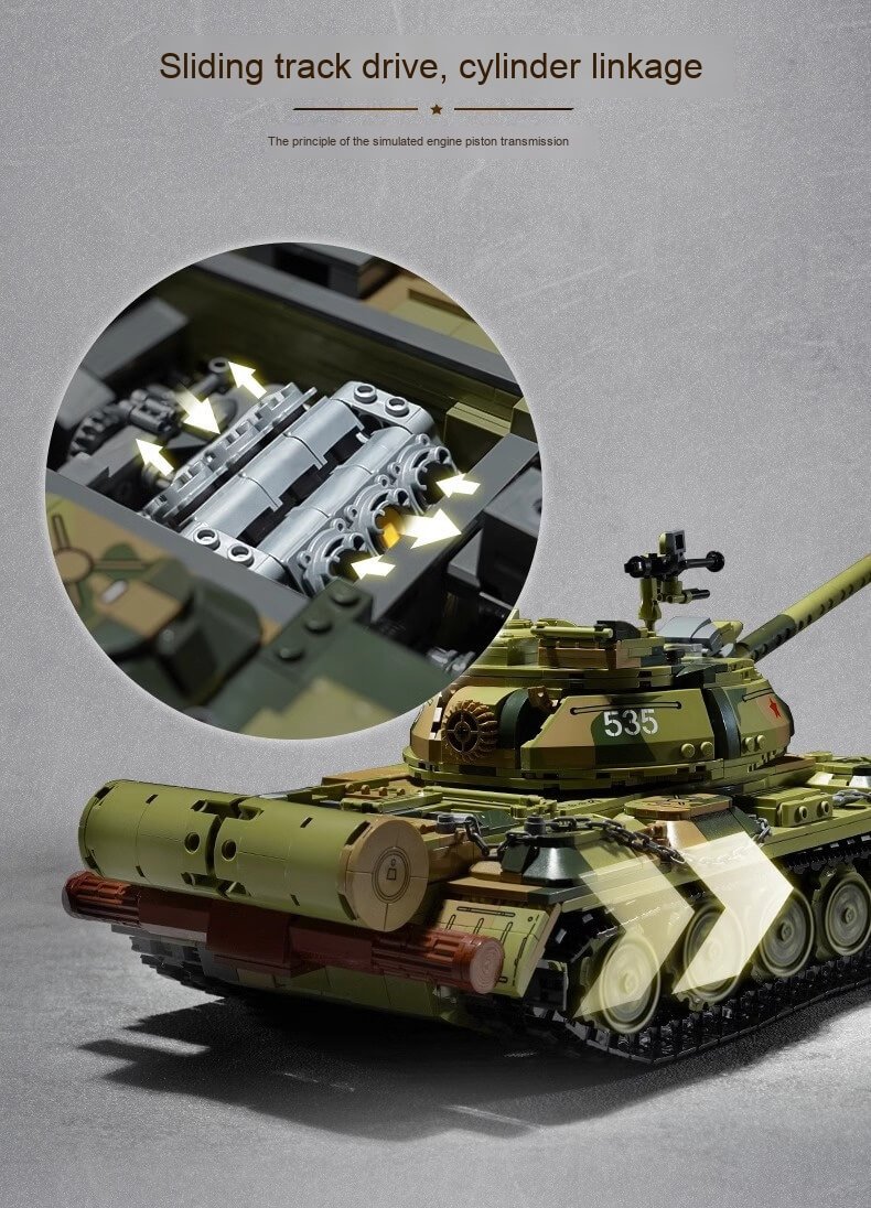 Keeppley 23023 Type 59 tank building block model