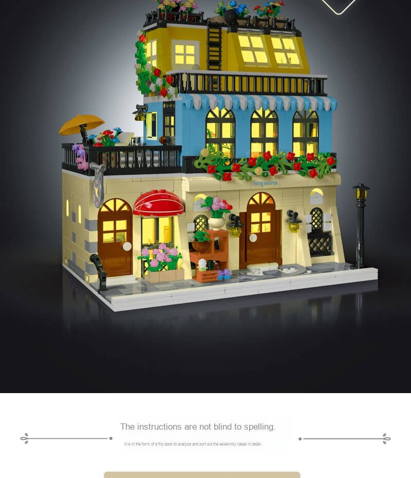 Mork Model 20115 City Hotel Building Block Model