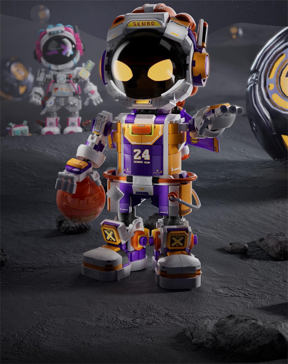 Sembo 203402 No. 24 Kobe Black Mamba Starry Sky Dunk