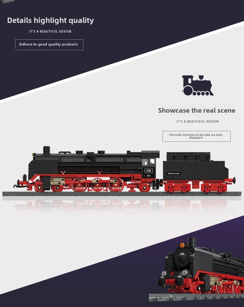 Jie Star BR01 Steam Locomotive
