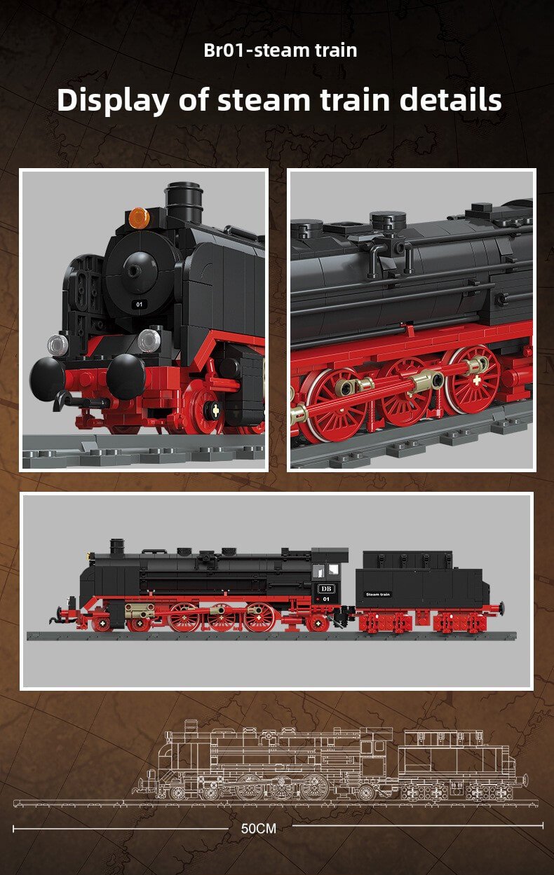 Jie Star BR01 Steam Locomotive