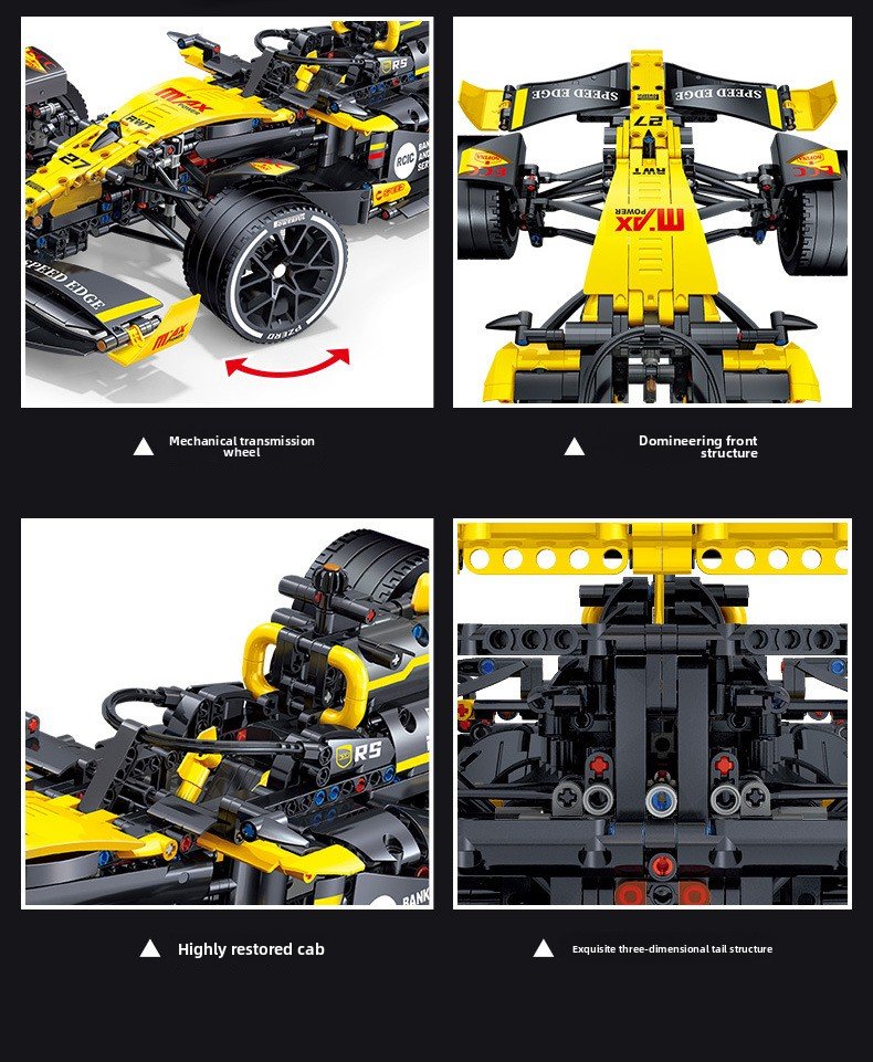 LHCX JKC7205 Renault F1 remote control building block racing car