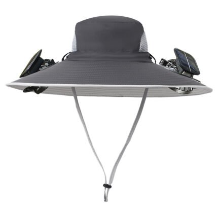 Solar fan hat
