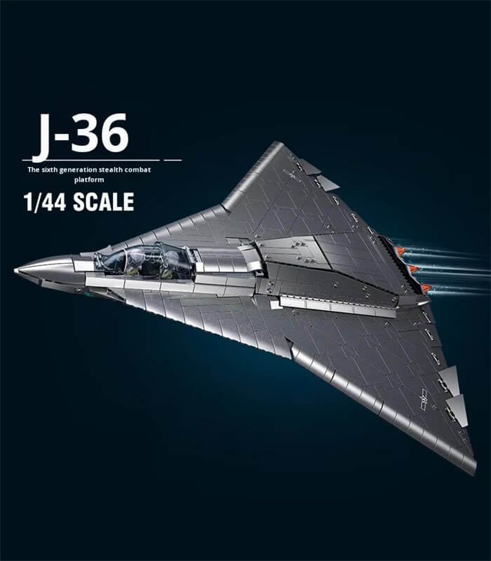 J36 Fighter Aircraft Building Block Toy