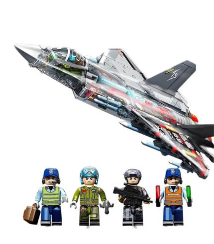 J-35 Fighter Aircraft Building Block Model